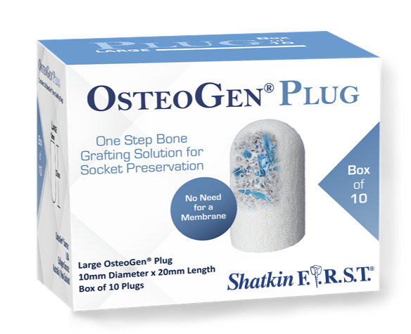 OsteoGen Plug | Large 10x20mm | 10 Pack