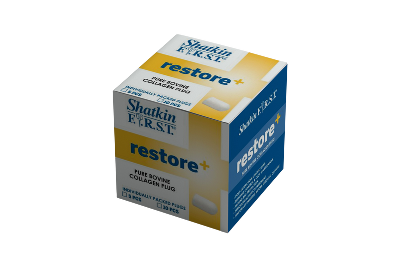 Shatkin F.I.R.S.T Restore+ Pure Bovine Collagen Plug | 10 Pack