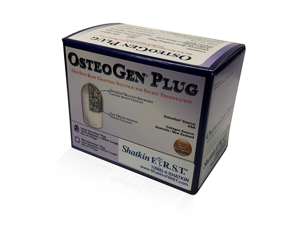 OsteoGen Plug | Large 10x20mm | 5 Pack