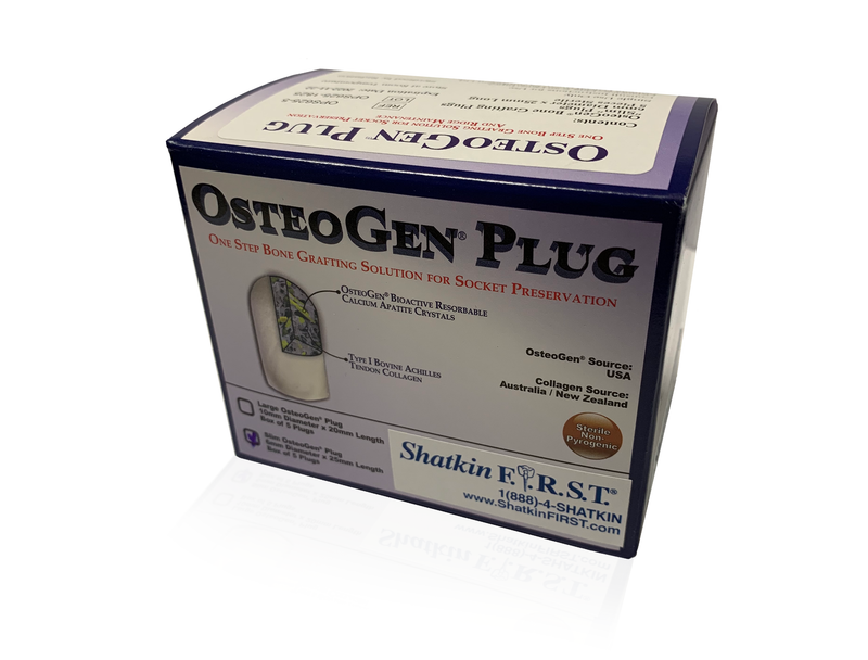 OsteoGen Plug | Slim 6x25mm | 5 Pack
