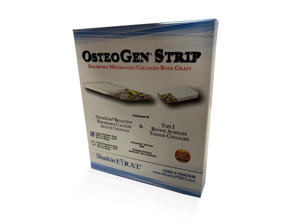 OsteoGen Strip | Large 20x40x3mm | 2 Pack